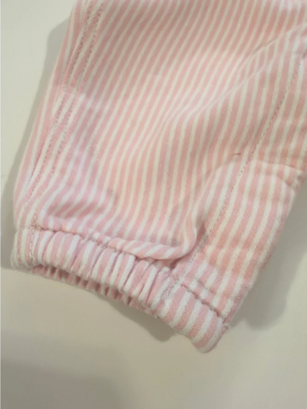 OshKosh B'gosh Pink Striped Overalls with Sparkly Silver Belt